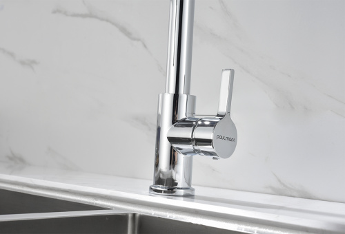 Смеситель для кухни Paulmark HALT Ha214021-CR на раковину хром - фото 4